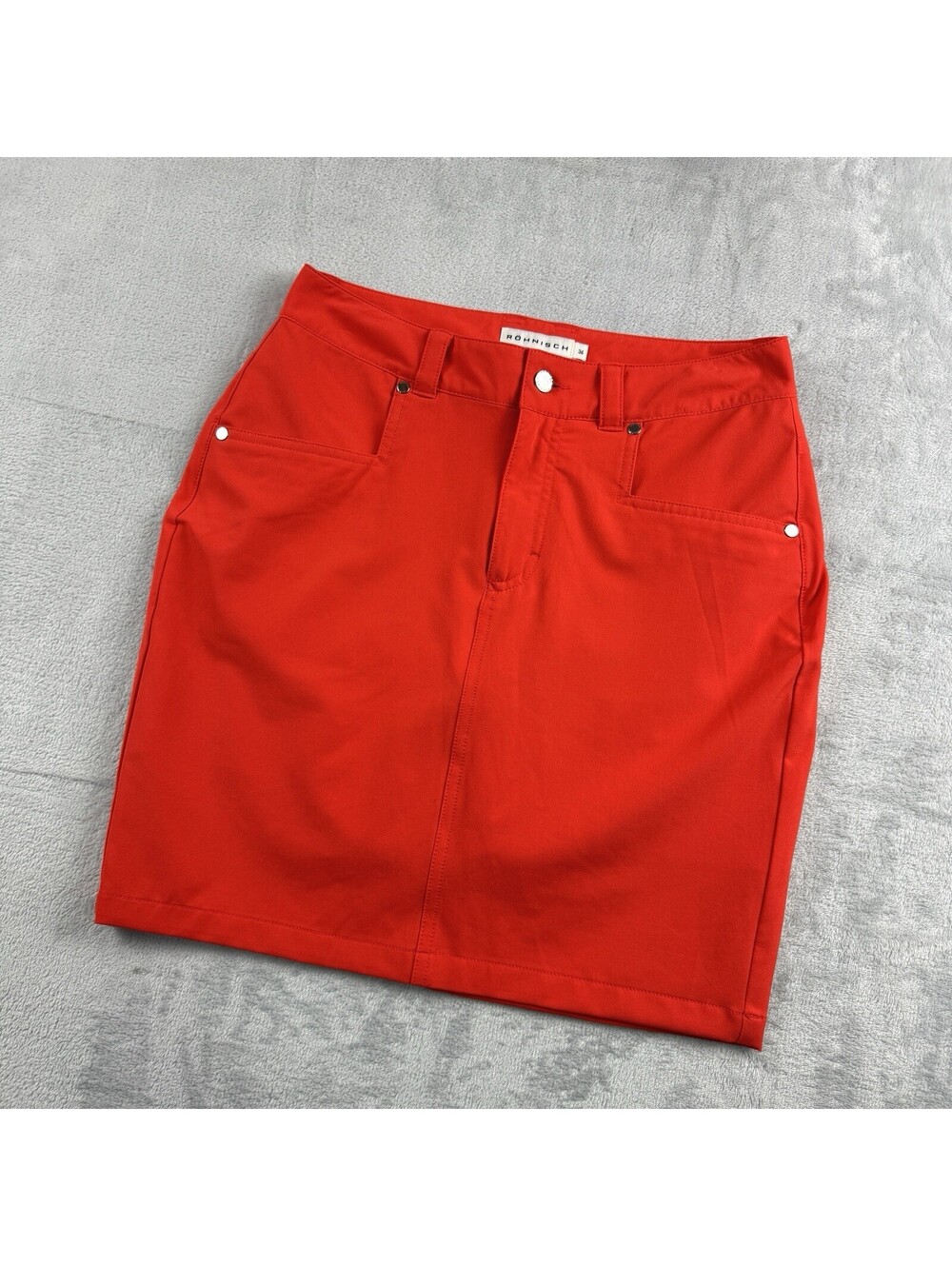 Rohnisch Women Golf Skort EU 36 Stretch Athletic Performance Build-in Short Prep